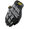 Mechanix Wear 2X Black Original Full Finger Synthetic Leather, Spandex And Rubber Mechanics Gloves With Hook and Loop Cuff, Synthetic Leather Palm And Fingertips And Spandex Back