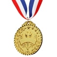 thumbnail image 1 of JShteea Medalla La Antorcha Premio La Competencia Deportiva Recuerdo Con Correa Cinta (Oro), 1 of 9