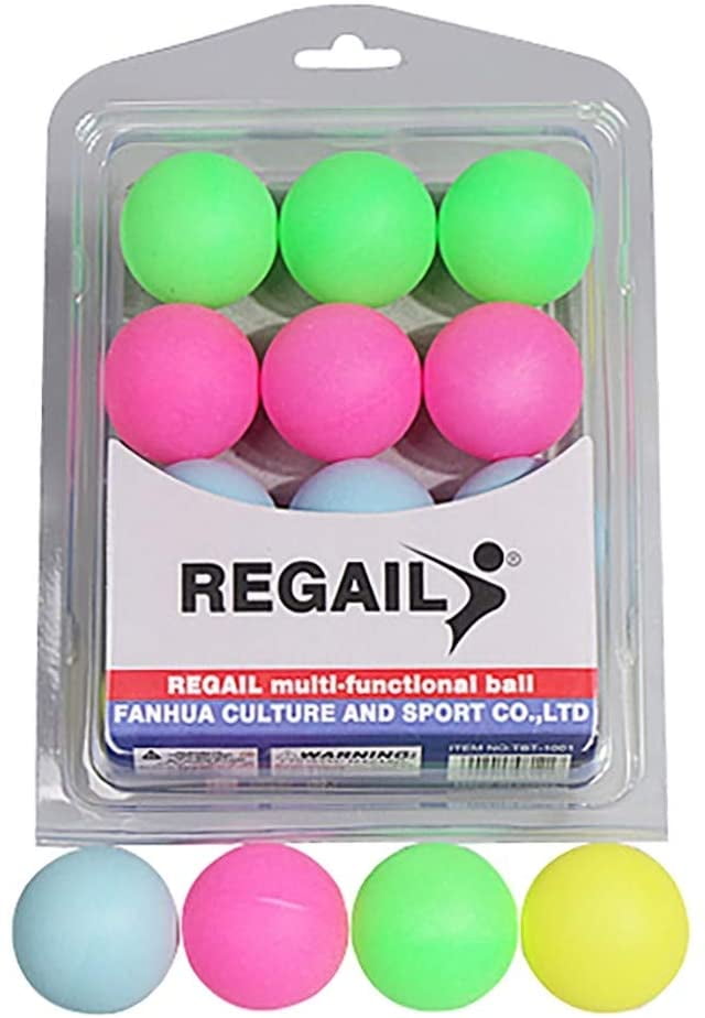 12PCS Ping Pong Balls ?, 5cm Color Table Tennis Ball Plastic Balls