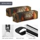 thumbnail image 4 of Disketp Haystack Meditating Cat Estuche de Lápices de Cuero con Cierre, Estuche Compacto para Papelería, Bolígrafos y Accesorios Pequeños, 4 of 7