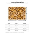 thumbnail image 5 of Yiaed Vintage Wood Grain Sunflower B Print Blanket Throw Blanket Soft Cozy Flannel Blanket for Home Bed Sofa Couch Chair-80"x60", 5 of 6