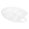thumbnail image 3 of Uxcell 17 Wells Paint Tray Palette, 2 Pack Painting Pallet Holder Large Fish Shape for Watercolor Gouache, White, 3 of 6