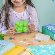 Kiss Naturals: Glycerin Soap Kit - Make 16 Soaps, DIY Kids Beauty, Organic Ingredients, Natural Fragrances, Mica-Based Colors, STEM Activity, Ages 6+