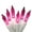 Pink, variant on 612 Vermont 50 Blue Christmas Lights on a White Wire String, Indoor and Outdoor Use, 9' Lighted, 11' Total Length