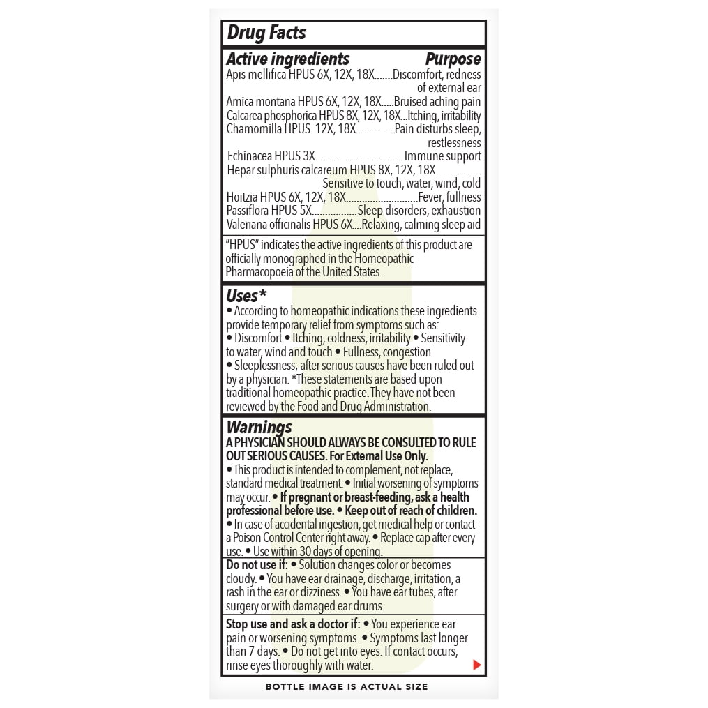 The Relief Products, Natural Ears,  Earache Relief Ear Drops, 1 Count, 0.33 oz