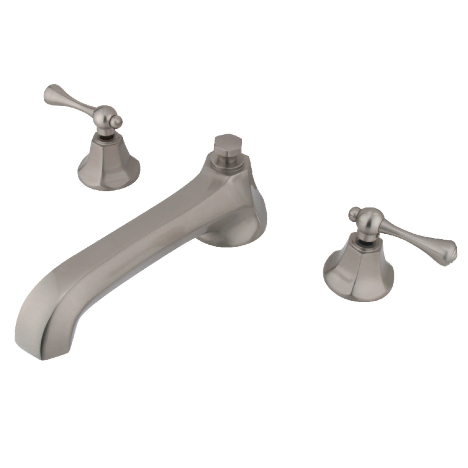 Kingston Brass Ks430.Bl Deck Mounted Roman Tub Filler