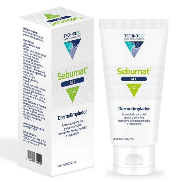 Gel Technobio Sebumat Dermolimpiador para Piel Grasa GEL