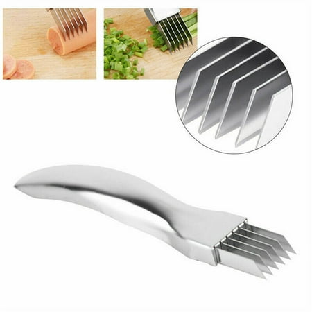 

Kitchen Utensils & Gadgets WMYBD Shred Silk The Knife Vegetable Scallions Cutter Food Kitchen Speedy Chopper 1Pcs