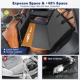 thumbnail image 4 of 2-Color Advanced Waterproof Dog Car Seat Covers - Durable Non-Slip Pet Hammock for Rear Seat Protection, Easy to Clean, Ideal for Outdoor Travel with Dogs & Cats, 4 of 6