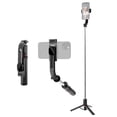thumbnail image 1 of Riwcyla 45.6,Inch Multi,function Selfie Stick Desktop Tripod with Telescoping Rod 6 Sections with Phone Clip Dual Detachable Beauty Fill Lights & Remote Control Compatible with Android 4.4/ iOS 5.0, 1 of 6