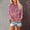 Pink, variant on QUINDOS Girls Valentines Sweatshirt Casual Long Sleeve Heart Sweethearts Crew Neck Ladies Valentines Day Tops Pullover Tops