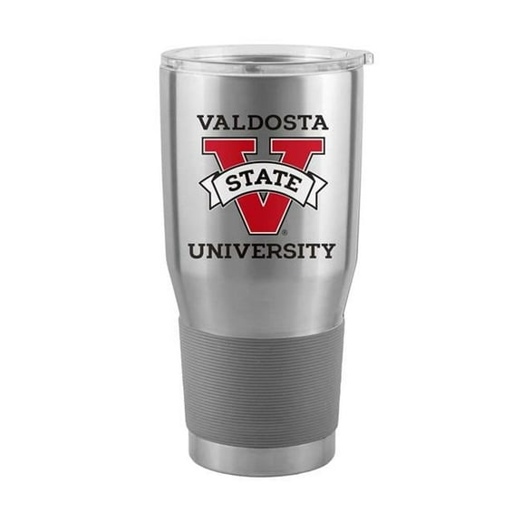 Logo Chair 492901 30 oz NCAA Valdosta State University Stainless Silver Tumbler