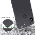thumbnail image 3 of TJS for Samsung Galaxy A14 5G Phone Case, with Tempered Glass Screen Protector, Transparent Bumper Shockproof Hybrid Protective Cover for Galaxy A14 5G (Black), 3 of 5