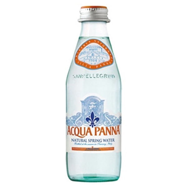 Acqua Panna Natural Spring Water 250 Ml Glass Bottles Pack Of 24 Walmart Com