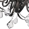 thumbnail image 3 of 1323-6 BLK-Golden Lighting-Ella - 6 Light Chandelier in Sturdy style - 31.38 Inches high by 26 Inches wide-Matte Black Finish    -Traditional, 3 of 9
