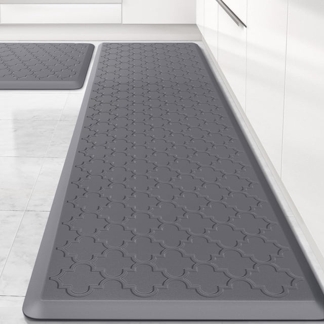 Set de tapetes de cocina SoftDuo suaves, antifatiga y resistentes al agua 51x76 cm