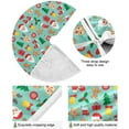 thumbnail image 2 of FMSHPON Santa Claus Pattern Xmas Christmas Tree Skirt Stand Mat for Holiday Party Decoration Indoor Outdoor 48 inches, 2 of 6