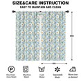 thumbnail image 2 of Blackout Kids Curtains,Lightblue Daisy Flower Green Dots Pattern Childrens Insulated Curtains Set Of 2,Bedroom Essentials,Toddler Room Decor 42"x84", 2 of 5