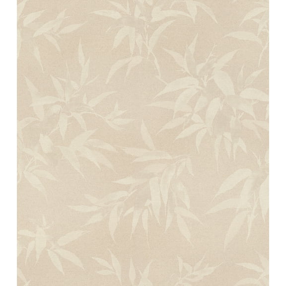 Advantage Minori Beige Leaves Wallpaper, 20.9-in by 33-ft, 57.48 sq. ft.