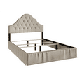 thumbnail image 5 of HMD Isabella Full Tufted Upholstered Panel Bed, Warm Gray, 5 of 5