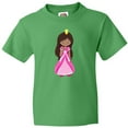thumbnail image 3 of Inktastic African American Princess In Pink Dress Youth T-Shirt, 3 of 5