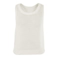 thumbnail image 4 of DHFJKG Womens Tank Top Crochet Sleeveless Loose Fit Solid Color Basic Tops Summer Beach Vacation Clothes, 4 of 4