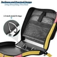 thumbnail image 5 of 3 Ring Zipper Binder with Shoulder Strap Waterproof Trapper Keeper 2 Inch D-Ring 500 Sheets Capacity Cute Sea Slug, 5 of 7