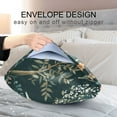 thumbnail image 4 of Yayeee Pillowcase Standard Size Set of 2 Satin Wrinkle Resistant Envelope Pillow Case, Floral Forest Scene, 4 of 8