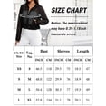thumbnail image 7 of FEOYA Summer Cropped Bomber Jacket Women Mesh Sheer Jackets Lightweight Long Sleeve Zip Up Jacket With Pocket XS Black, 7 of 7