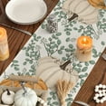thumbnail image 4 of Binwennn Candy Cane Table He Is Risen Table Long Table 120 Inches Autumn Table Runner Themed Pumpkin Chrysanthemum For Home Dining Parties, 4 of 8