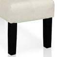 thumbnail image 5 of Furniture of America Braden Contemporary Fabric Accent Bench in Ivory, 5 of 5