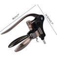 thumbnail image 2 of Wine Bottle Opener, Professional Corkscrew Bottle Opener, Manual Lever, Corkscrew with Pump Ergonomic Lever, Spiral, Rabbit Style,, 2 of 5