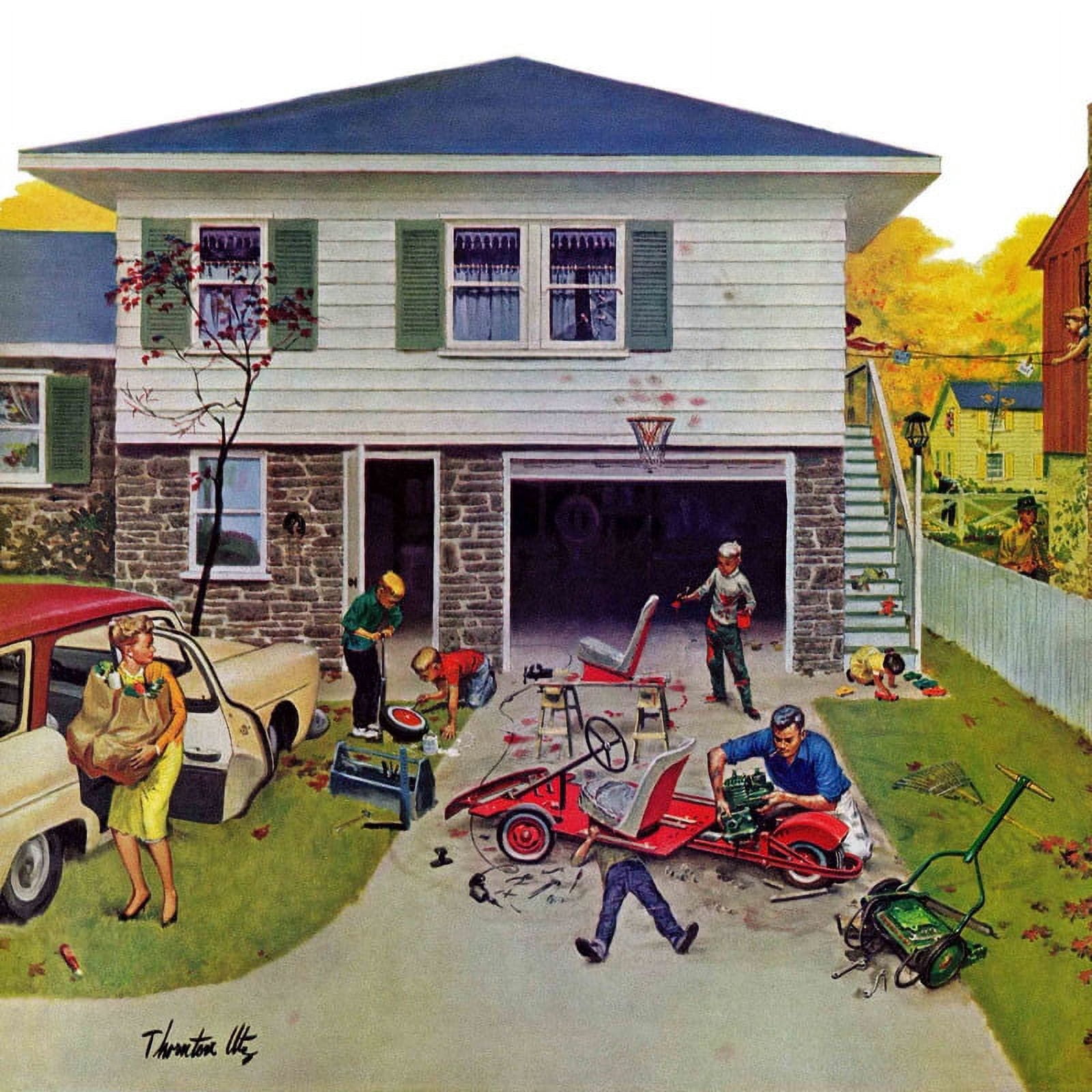 Marmont Hill "Ongoing Repair" Painting Print on Canvas