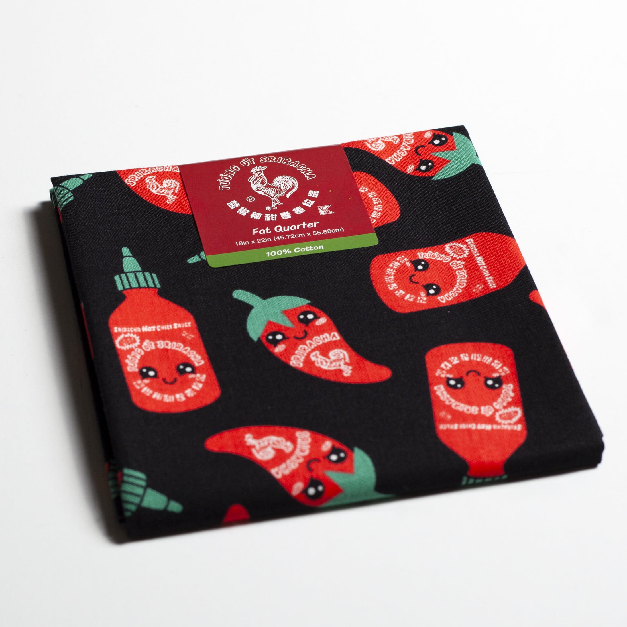 (2 pack) Sriracha, Fat Quarter Sewing & Craft Fabric by the Quarter