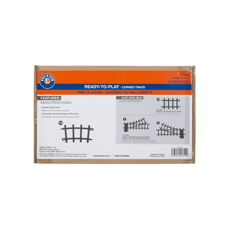 Lionel Trains Ready to Play Curved Model Train Set Track Pieces
