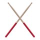 thumbnail image 1 of Tamco de tambor 1 par de baquetas 5A Baquetas antideslizantes Baquetas antideslizantes Baquetas de madera de ae Punta triangular con mango envuelto antideslizante Accesorios para instrumentos musicale, 1 of 6