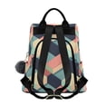 thumbnail image 2 of FORMRS Women's Travel Backpack Purse Anti-Theft Hidden Pockets Casual Shoulder Bag, Pink Cubes, 2 of 7