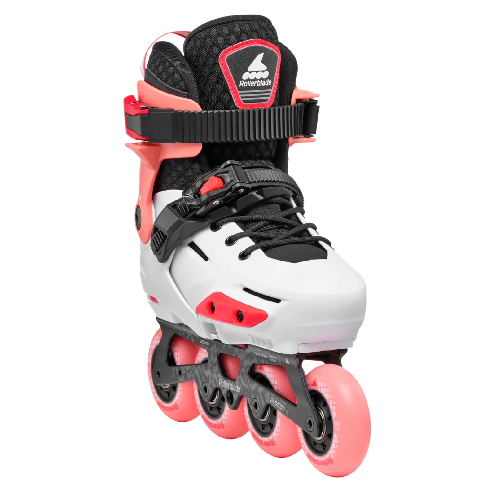ROLLERBLADE Kids' Apex Platinum/Coral Skates, Size: 12J-1 (86B0751510HD01-12J-1)
