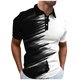 thumbnail image 1 of Men's Golf Shirt Casual Sports V Neck Ribbed Collar Short Sleeve Fashion Casual Solid Color Plain Spring & Summer Regular Fit M, 1 of 5