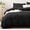 Black, variant on Sleep Zone 90gsm Duvet Cover Set Twin/Twin XL Soft Microfiber Bedding with Zipper & Corner Ties, Pink