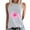 QR1-White, variant on VKOYWKM Pink Ribbon Tank Tops for Women Breast Cancer Awareness Tank Top Sleeveless Shirts Breast Cancer Survivor Inspirational Tank Top