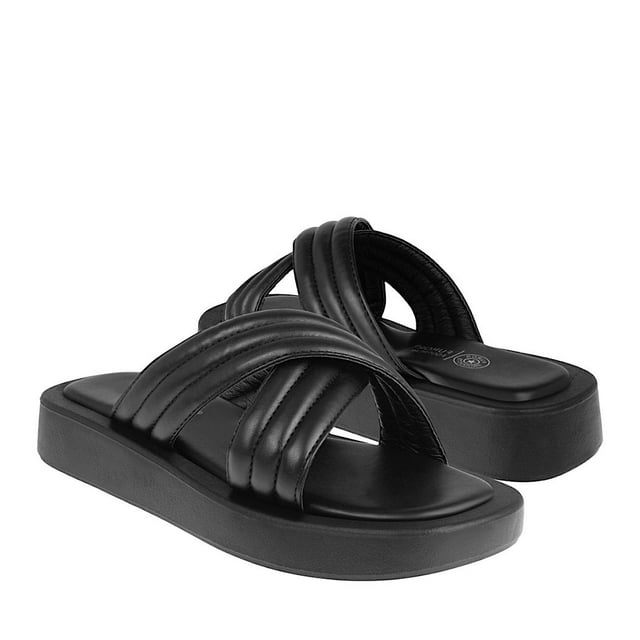SANDALIAS DAMA FUROR 19523 SIMIPIEL NEGRO Furor 19523