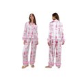 thumbnail image 2 of AIGUR Mommy and Me Matching Pajamas Bow Deer Print Button Down Long Sleeve Lapel Tops Pants Family Sleepwear, 2 of 9