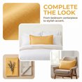 thumbnail image 5 of Unique Bargains 2 Pack Polyester Pillowcase Smooth Cooling Envelope Closure Yellow, 5 of 5