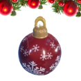 thumbnail image 4 of AMERTEER Christmas Balls Xmas Tree Decorations Outdoor Atmosphere Props Inflatable Balls Toys Decor, 4 of 7