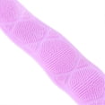 thumbnail image 3 of Silicone Back Scrubber Double Sided Bath Shower Exfoliating Back Cleaning Belt Strap for Men WomenPurple, 3 of 4