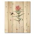 thumbnail image 3 of Designart 'Ancient Insects and Plants I' Farmhouse Print on Natural Pine Wood, 3 of 5