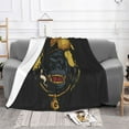 thumbnail image 2 of XMXT Flannel Throw Blanket for Couch, Warm Hip Hop Gorilla Bed Sofa Decor Blankets for Home Bedroom, 60 x 50 inches, 2 of 9