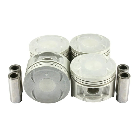 DNJ P292 Standard Complete Piston Set Fits Cars & Trucks 90-91 Honda Prelude 2.1L L4 DOHC 16v