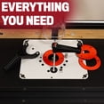 thumbnail image 4 of JessEm Rout-R-Lift 3.5XT Router Lift System with Heavy Duty Aluminum Precision Micro Height Adjustment Router Table, 4 of 7